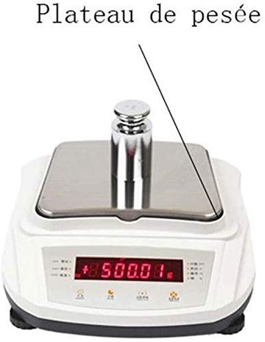 Báscula digital de alta precisión 2kg 0.01g blanca miniatura 4
