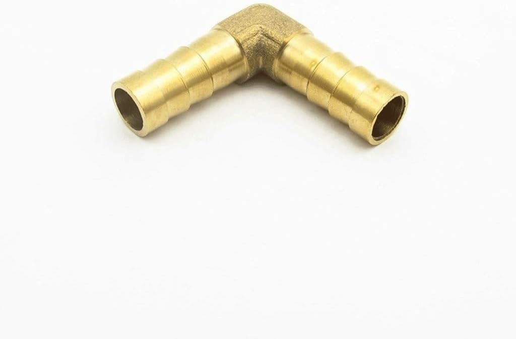 Pipe connector, Hose Barb Elbow, Brass Barbed Pipe Fitting Coupler Connector Adapter For connecting pipe(16mm OD)
