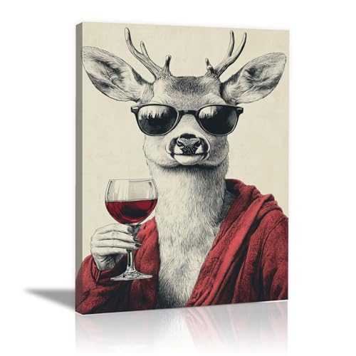 NEKAOEU(�l�J�I�E) �����ǉ�̑��� ���ۉ� ���킢�������̃��C���O���X �A�[�g�p�l�� �k�� ���R �|�X�^�[ �X �A�� ���i�� �Ǌ|���G�� �C���e���A ��^ �����C ���� ���� �J�^(�Ԃ�)-40x60cm �z����