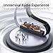 iWALK Open Ear Headphones, True Wireless Open Ear Earbuds with Comfort Earhooks, Bluetooth 5.3 Headphones 60H Playtime with Type-C Fast Charging Case, Clear Call Mics, Sweat-Proof for Sports/Workout