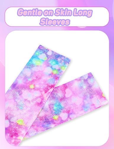 Girls Gymnastics Leotard Long Sleeve Breathable Stretchy Tumbling Outfits For Kids 1-10 Years - Image 5