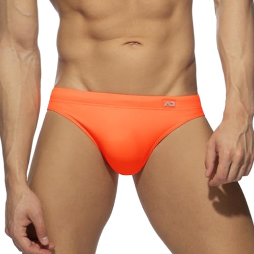 Bañador Hombre Slip Bañadores Briefs Triángulo de Secado Rápido Mini Traje de Baño de Natacion Slips de Color Sólido para Hombres Swimming Calzoncillos para Playa Piscina Surf Vacaciones