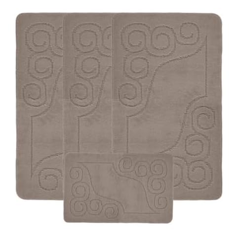 Emmahome Romany Gypsy Washable Rug Set Cover