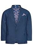 BadRhino Tailoring Big & Tall Textured Suit Jacket - Men's - Plus Size Curve Blue