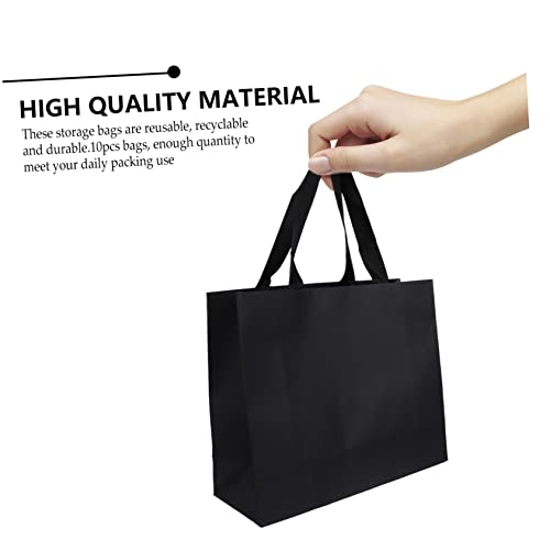 STOBAZA 10 Pçs Armazenamento De Mercearia Embalagem Para Festa Recipiente Elegante Alça De Bolsa Pre