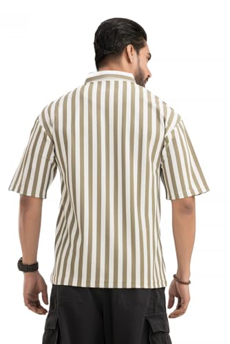 Image of Imperial Striped Off Shoulder Polo T-Shirt