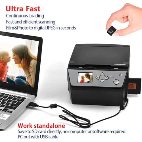 Convertisseur de diapositive numérique 22 MP, le cadeau idéal pour préserver les souvenirs - 6
