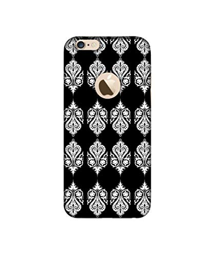 Image of Amazon Brand - Solimo Designer S Shape Pattern 3D Printed Hard Back Case Mobile Cover for Apple iPhone 6 / 6S (Logo Cut)