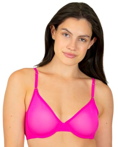 Image of Smart & Sexy Women's Sheer Mesh Demi Underwire Bra - See Through Bras