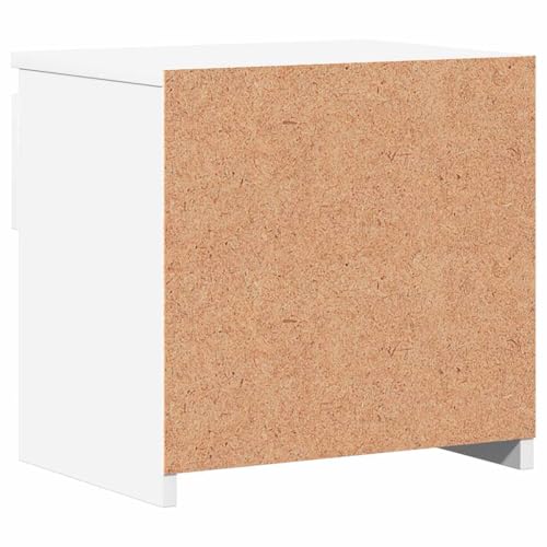 Petite Commode 1 Tiroir et Compartiment Ouvert pour Chambre et Salon