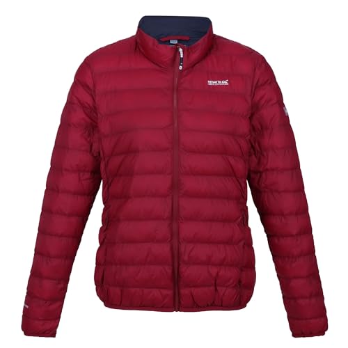 Regatta Damen Hillpack Steppjacke leicht packbar RWN202 42 dunkelrot