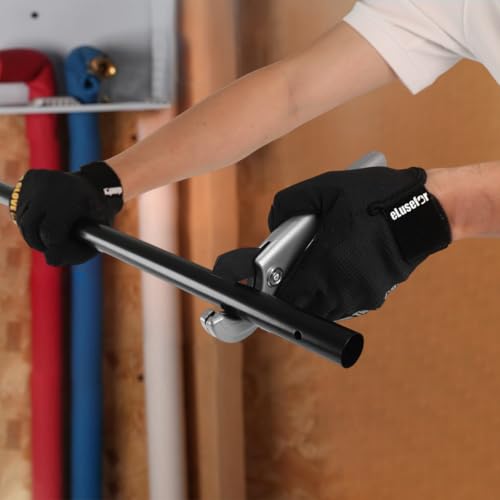 Image of Serplex PVC Pipe Cutter Heavy Duty SK5 Steel 1 /8-1 Inch Dia Safety Lock | Clean Cuts, Reduced Slipping, SK5 Steel Blade, Small-Diameter PE PPR Rubber Tubing, Secure Locking, Support Available