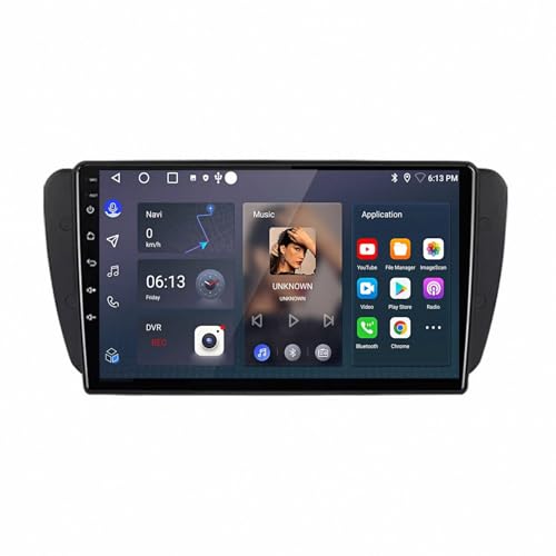 Radio coche 2 DIN con pantalla táctil fluida de 64GB y cámara trasera