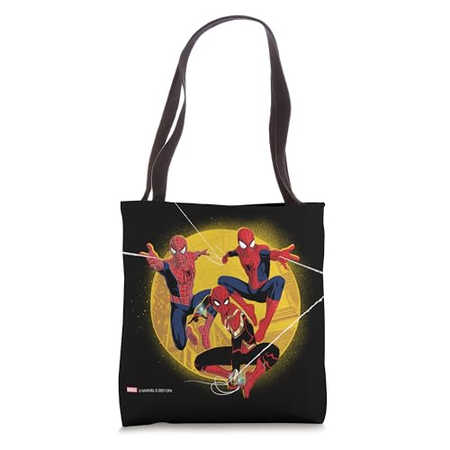 Tote bag de Spider-Man No Way Home con estampado premium Spider-Men In Action