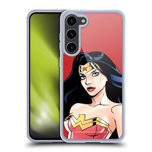 Funda de Gel Suave Wonder Woman para Samsung Galaxy S23+ 5G Head Case Designs