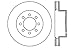 StopTech 128.65110L Sport Cross Drilled Brake Rotor; Front Left