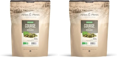 Herbes Et Plantes Graines de Courge Bio 250 g (Lot de 2)