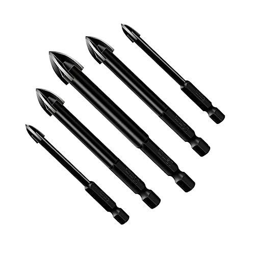 Balacoo Multi-Function Drill Hole Puncher for Glass Marble and Tile 4mm-10mm Alloy Drill Bits Compatible