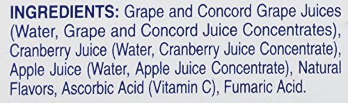 Image of Ocean Spray 100% Juice, Cranberry Concord Grape, 60 Oz, Pack of 6