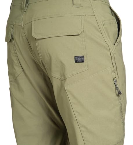Sullen Men's Expedition Stretch Tattoo Lifestyle 6 Pocket Storage Zipper Cargo Pants (US, Numeric, 40, Regular, Regular, Olive)4