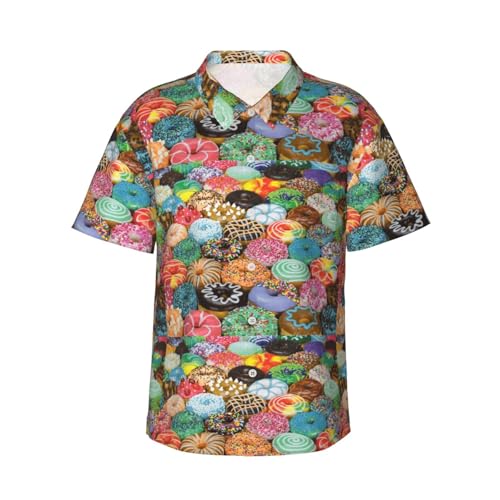 Chemise hawaïenne donuts homme : finissez-en avec la chaleur grâce à ce haut de plage léger
