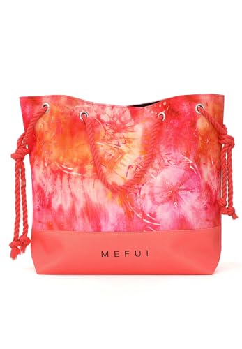 Sac de plage orange Me-Fui tie-dye idéal pour transporter vos affaires d'été