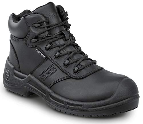 SR Max Lewiston, Men's, Black, Comp Toe, EH, Waterproof, Slip Resistant 6 Inch Work Boot
