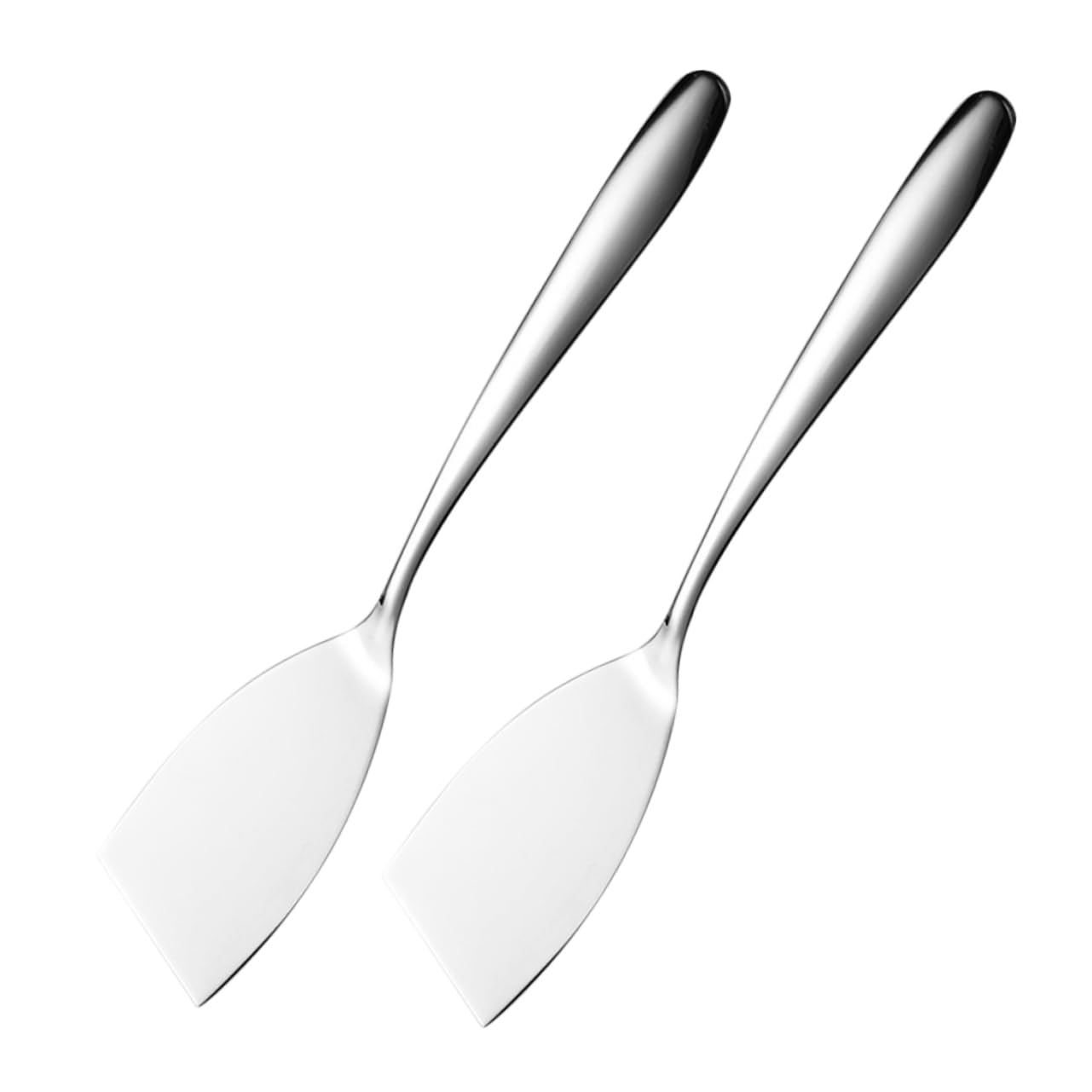 10piezas Espátulas De Cocina Inoxidable De Utensilios Prácticos Para Cocinar Pescado y Verduras Resistente Altas Para Casa y