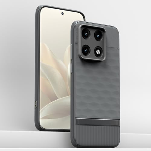 Image of Pikkme Back Cover for Motorola Moto Edge 70 Pro 5G Camera Protection 3D Hexa Cube Design Silicone Protective Bumper Case (Grey)