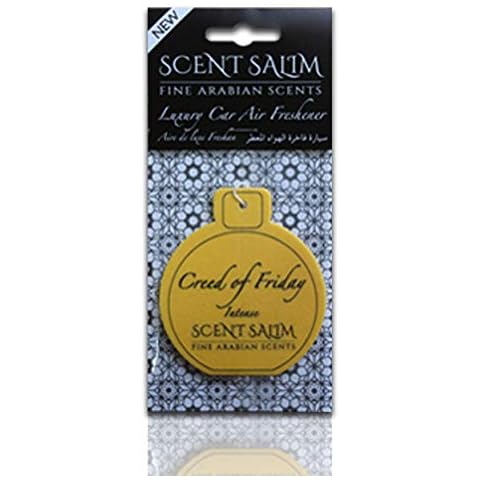 Scent Salim Premium Oud Hanging CAR AIR FRESHENER Long Lasting Fragrance Attar Oil Bukhoor Scent Cover