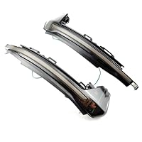 YannnnV12 Auto Rückspiegel Blinker Für Audi A1 8X 2011 2012 2013 2014 2015 2016 2017,1 Paar Auto-Rückspiegel, Blinker, Seitenspiegelleuchte Spiegelblinker,A