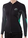 O'Neill Womens Bahia 2/1mm Full Zip Wetsuit Jacket