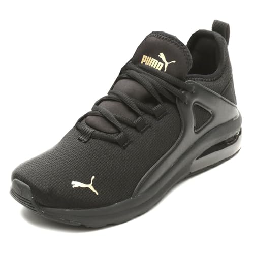 PUMA Womens Electron 2.0 Mesh Wide Running Sneakers Shoes - Black2