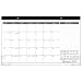 AT-A-GLANCE 2020 Desk Calendar, Desk Pad, 17-3/4" x 11", Compact, Black/White (SK1400)