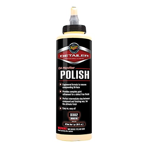 MEGUIAR'S D30216 DA (Dual Action) Microfiber Polish, 16. Fluid Ounces