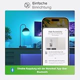 Nanoleaf Matter Essentials Zestaw 3 ampułek LED E27 Connectées RGBW - inteligentne lampy, Matter sur Thread, Bluetooth, kompatybilne z Google Apple, Synchro Musique et Ecran, Salon Bureau Gaming