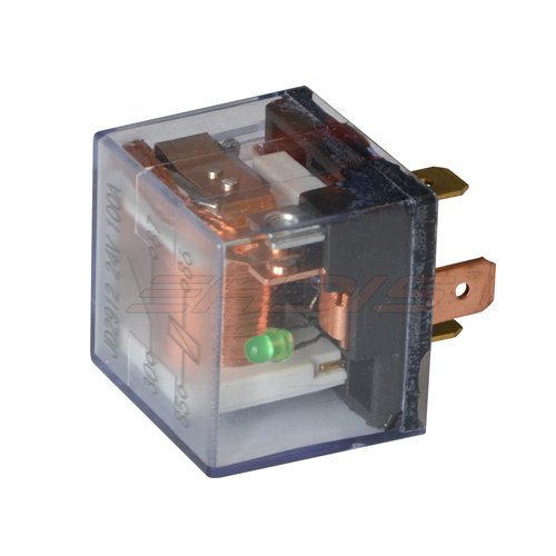 Relays SPDT Green DC 12V/24V 100A 4Pin Lamp Automotive Car Relay