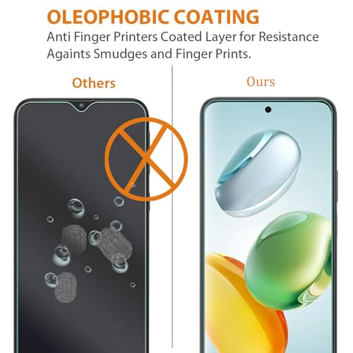AOKUMA Tempered Glass for Honor 400 smart/Honor 200 Smart 5G, Screen Protector, [2 Pack] Premium Quality Guard Film, Case Friendly, Shatterproof, Shockproof, Scratchproof, Oilproof