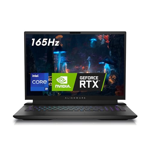 Alienware M18 R2 Gaming Laptop – 18 QHD+ 165Hz 3ms Display, Intel Core i9-14900HX, 32GB DDR5 RAM, 1TB SSD, NVIDIA GeForce RTX 4080 12 GB GDDR6, Windows 11 Home, Onsite Service – Dark Metallic Moon