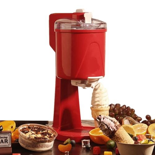 Tragbare Mini-Softeismaschinen, 1000-ml-Softeismaschine, Haushalts-Obst-Softeismaschine, einfache Reinigung, Joghurt-Sorbet-E