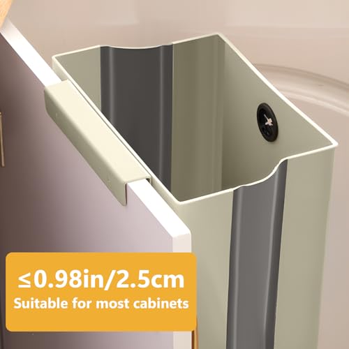 Caneca de basura plegable colgante con 60 bolsas para cocina miniatura 7