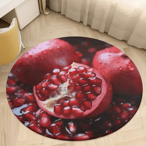 Alfombra lavable esponjosa con diseño de frutas para salón 7