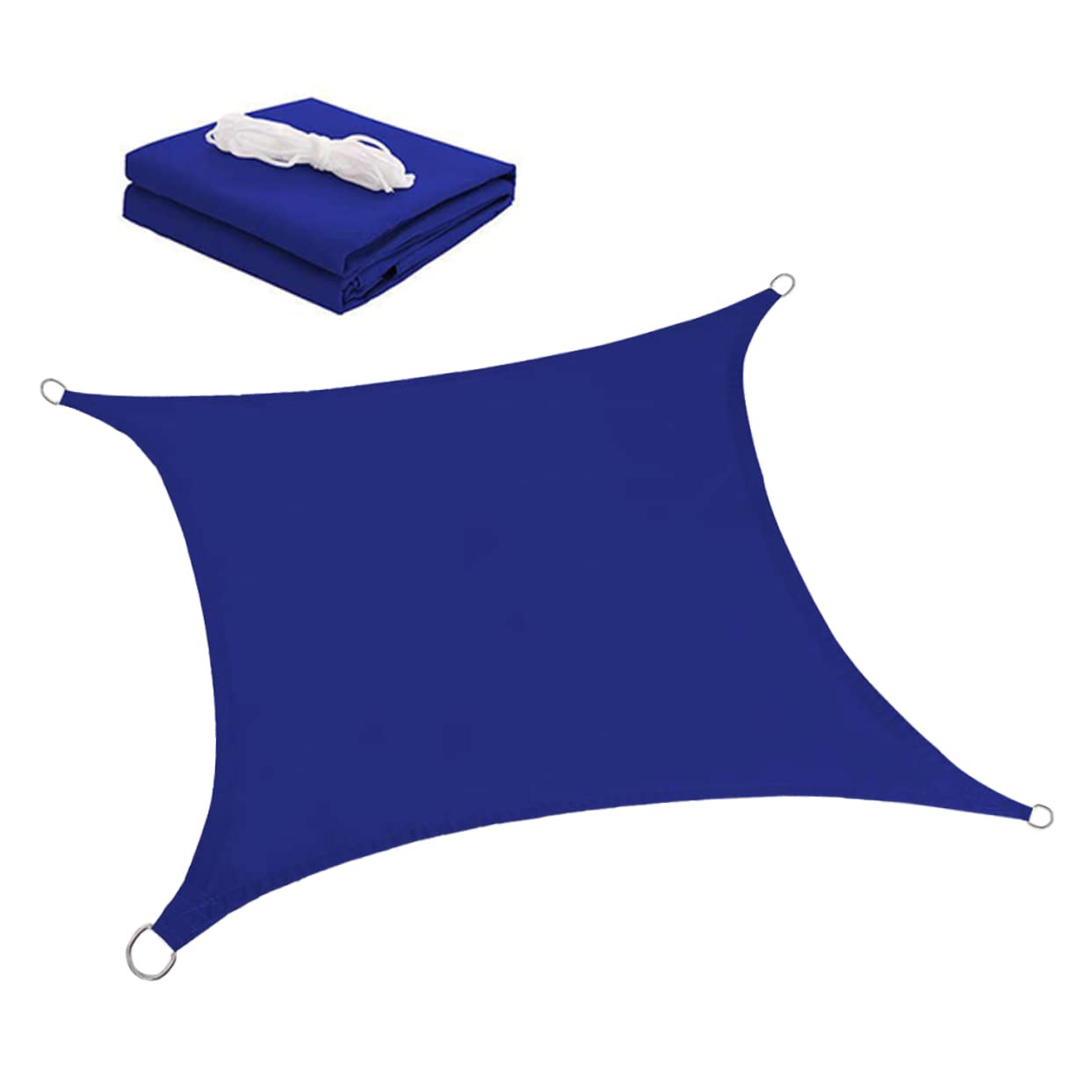 Voile solaire bleu imperméable : fini la chaleur sur votre terrasse