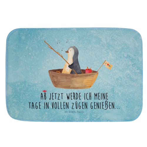 Mr. & Mrs. Panda Badvorleger Pinguin Angelboot - Geschenk, Geschenkidee Liebeskummer,...