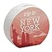 Produktbild Spardose mit schönem Motiv und Text - Trip to New York in rot Spardose für den nächsten Städtetrip nach New York als Geschenk für Menschen die gerne und viel um die Welt Reisen