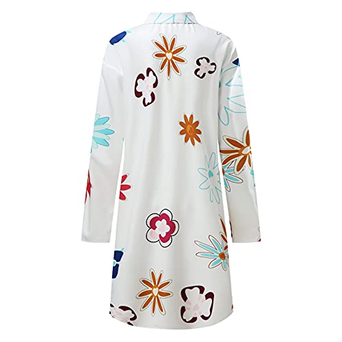 Robe de printemps fluide et légère avec boutons tendances