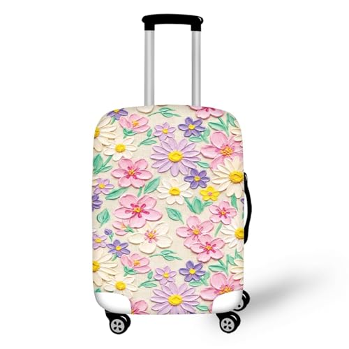 Housse de valise en spandex vert violet lavable et extensible taille L