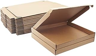 C5 A5 Royal Mail Large Letter PIP Boxes, 220x160x20mm Corrugated Cardboard Shipping Boxes, Brown Small Postal Packaging Mailing Boxes for Business, Posting, Storing or Gift (Pack of 25)