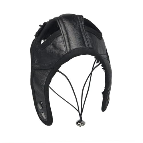 Sombrero de Piloto Creativo para Mascotas Mikikit Negro