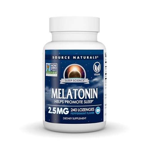Source Naturals Melatonin, Helps Promote Sleep* - 2.5 mg -